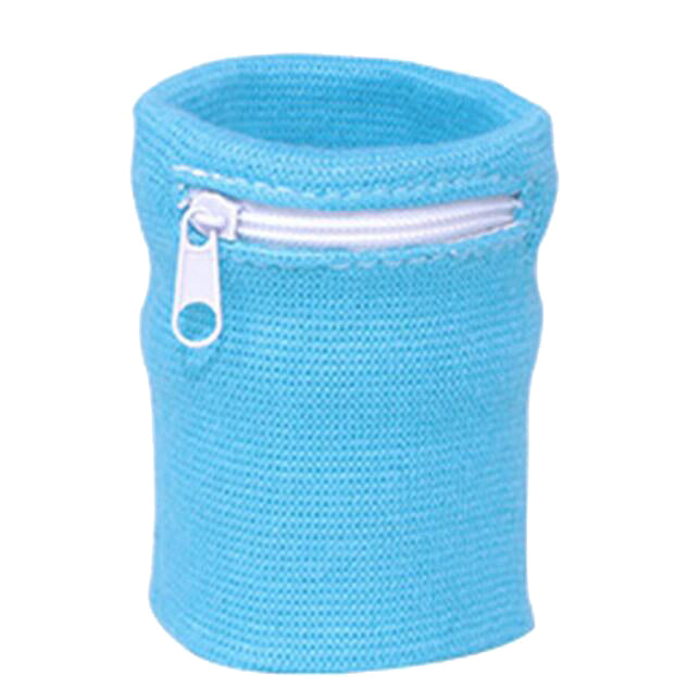 Customized LOGO Cotton Towel Wristband Zipper Wrist Strap Sweat-Absorbent And Sweat-Absorbent Sports Men And Women Put Keys As Coin Purses