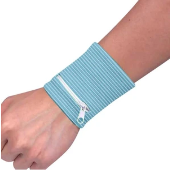 Adult zipper wristband